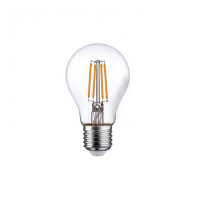 Лампа светодиодная Dauscher Filament A65, 12 Вт, нейтральный белый свет, E27, форма груша