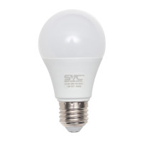 Лампа светодиодная SVC A60-10W-E27-4000K, 10 Вт, 4000К, нейтральный белый свет, E27, форма шар