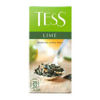 Чай Tess Lime, зеленый, 25 пакетиков