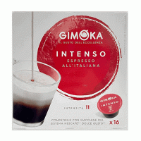 Кофе в капсулах Gimoka Espresso Intenso, для кофемашин Dolce Gusto, 16 капсул