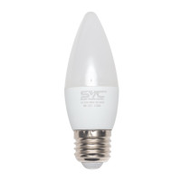 Лампа светодиодная SVC C35-9W-E27-4200K, 9 Вт, 4200К, нейтральный белый свет, E27, форма свеча