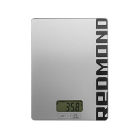 Весы кухонные Redmond RS-763, электронные, стекло, до 5 кг, серые