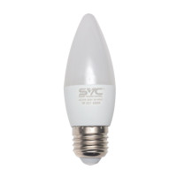 Лампа светодиодная SVC C35-7W-E27-4200K, 7 Вт, 4200К, нейтральный белый свет, E27, форма свеча