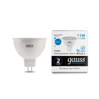 Лампа светодиодная Gauss Elementary LED MR16 11W GU5,3 6500K, холодный дневной, форма рефлектор