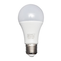 Лампа светодиодная SVC A60-12W-E27-3000K, 12 Вт, 3000К, теплый белый свет, E27, форма шар