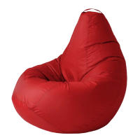 Кресло-мешок Красный, XXL-Комфорт 150*100 см, оксфорд, съемный чехол