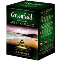 Чай Greenfield Milky Oolong, зеленый, улун, 20 пирамидок